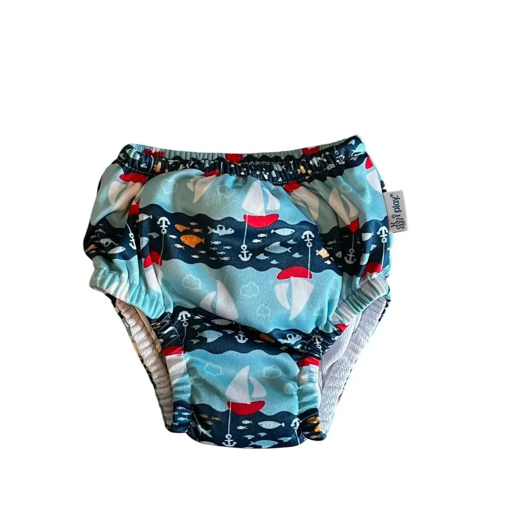 12/24 Months Baby Swimsuit Diaper Trunks NWOT Swimwear Reusable